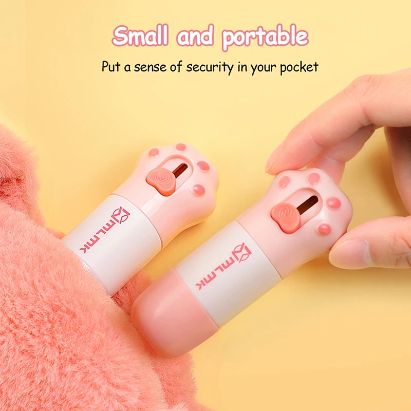 Cat Paw Thermisch Papier Correctievloeistof met Mes Pakketdoosopener Home Anti Peep Identiteitsinformatie Privacybeschermer Gum