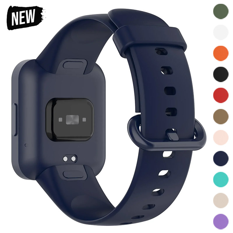 Siliconen bandje voor xiaomi mi watch 2 lite, wereldwijde versie, vervangend horlogebandje voor mi watch lite en redmi watch 2/1 .