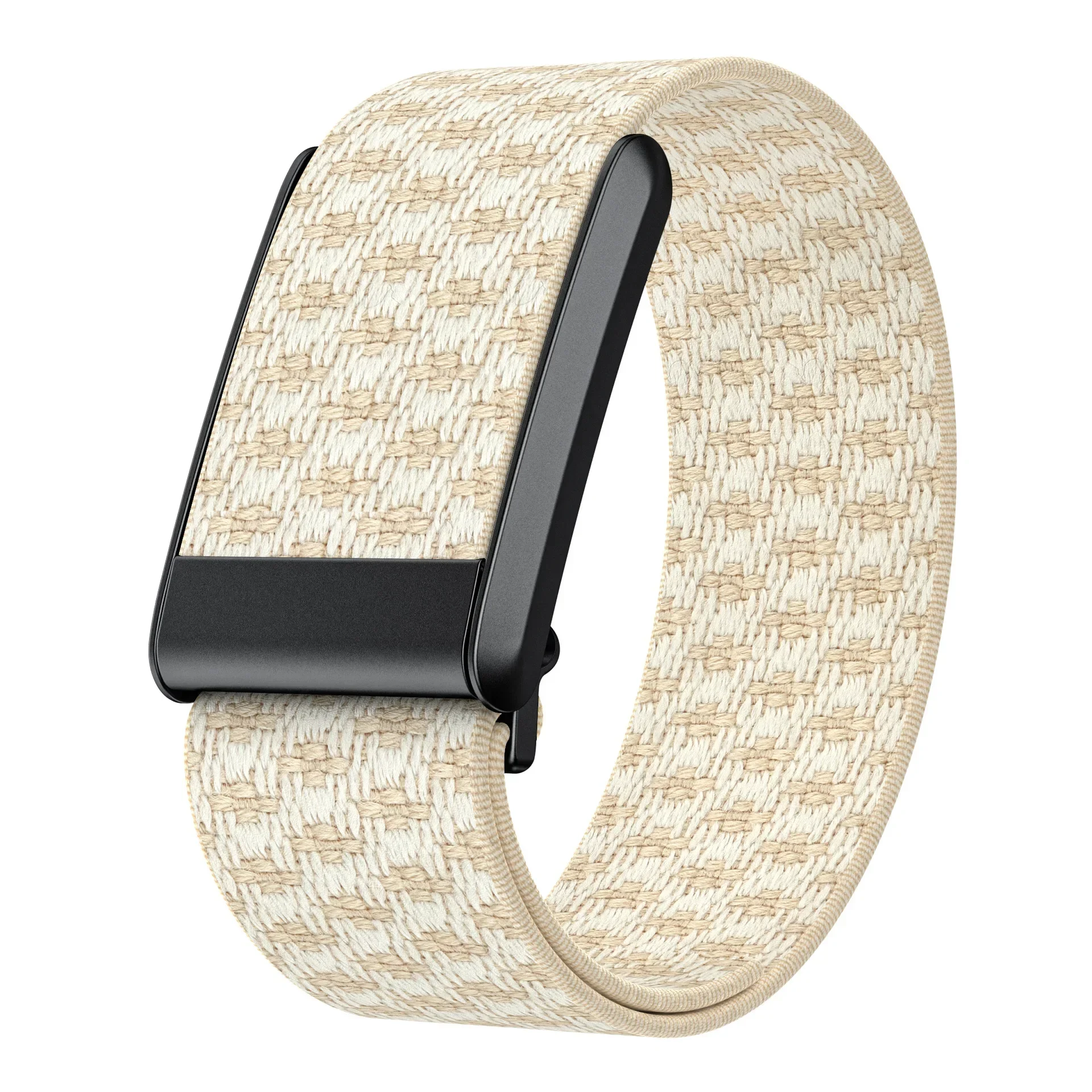Neues Nylon-Fitnessband, atmungsaktiv, verstellbar, Sport-Armband, weicher Schutz, Tracker-Gurt für Whoop 4.0 für Damen und Herren: COFFEE