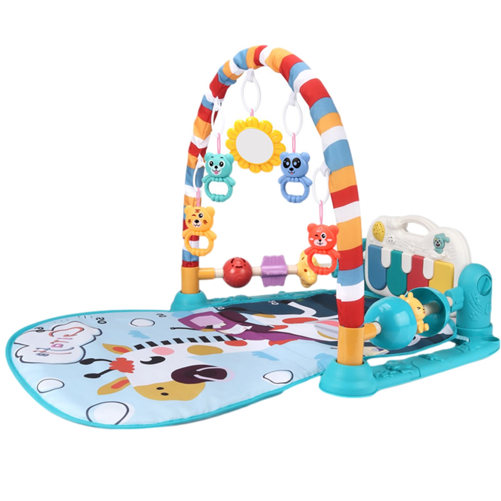 Speelkleed Baby met Boog - Buikligtrainer - 78 x 78 cm - Buiktrainer