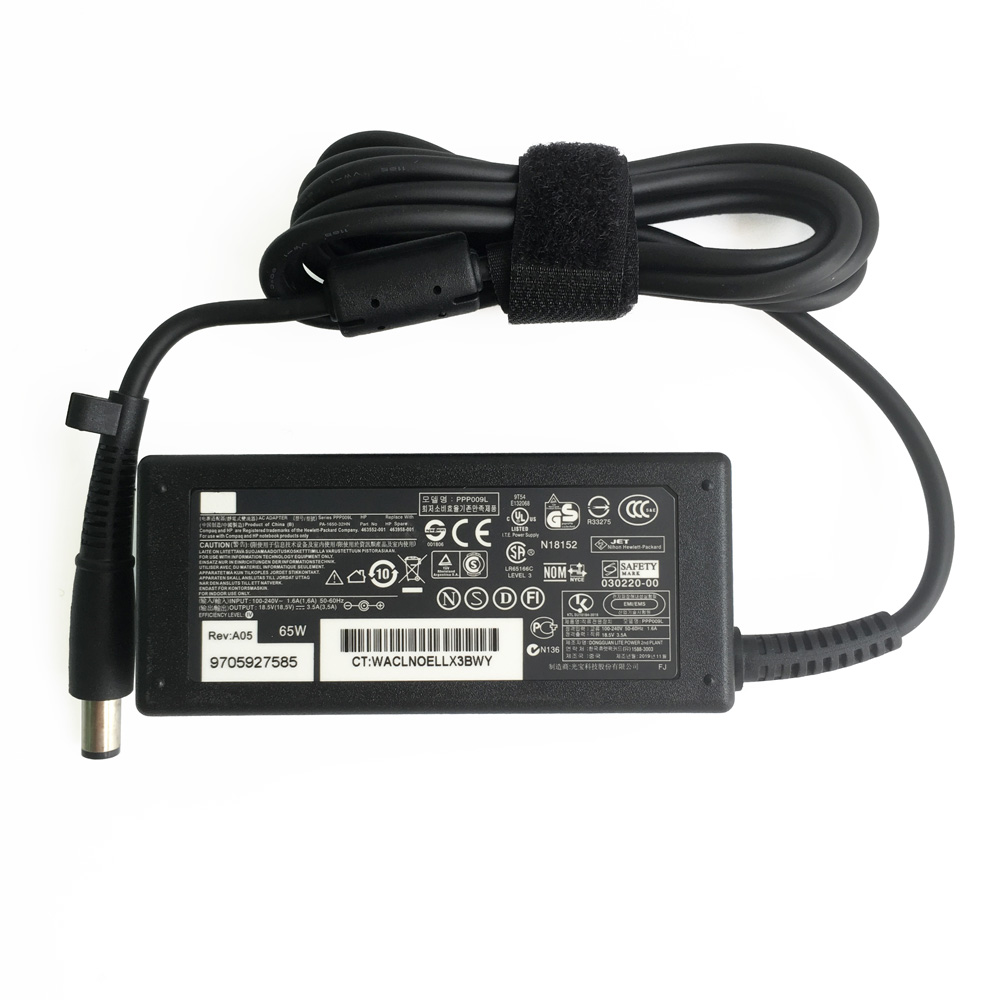 Echte Voeding 18.5V 3.5a Voor Hp 584037-001 608425-002 677774-004 463552-002 Ac Adapter Oplader 65W Laptop