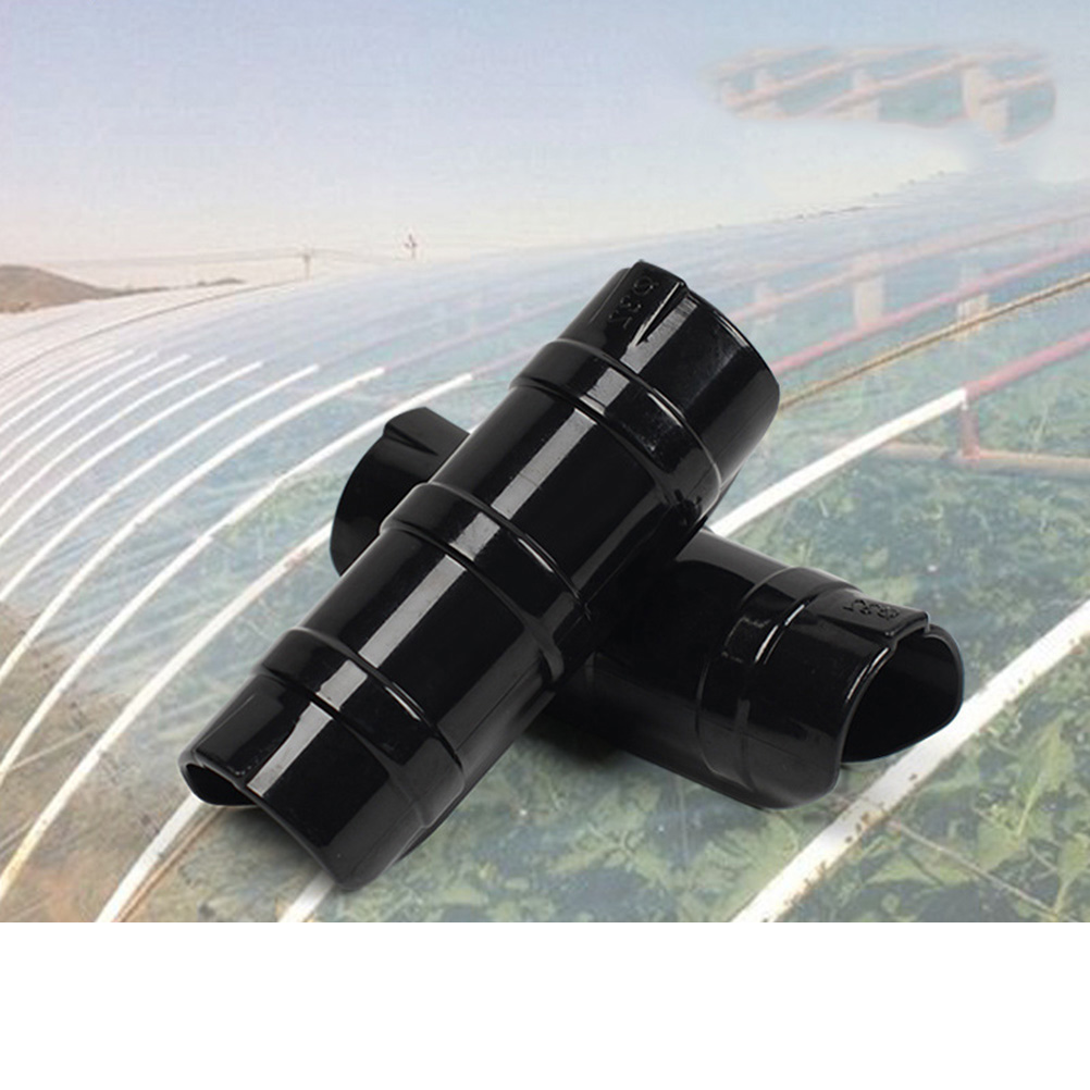 10Pcs 1 Inch Greenhouse ABS Snap Clamp for PVC Pipe for Greenhouses Row Covers Shelters Banner Frame Outdoor Garden Black A35