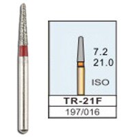 12 Stuks Dental Diamantboor Fg Tape Ronde End Type Bur Voor High Speed Air Turbine TR-11F,TR-13F,TR-21F,TR-25F,TR-26F