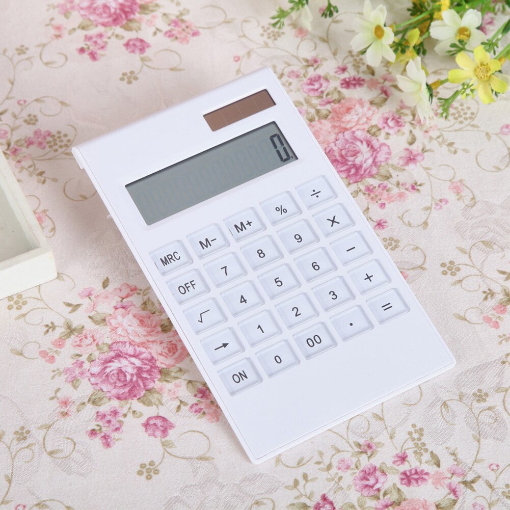 Study Stationery Soft Keyboard Digital Universal Solar Powered Handheld Teaching Portable Students Calculator