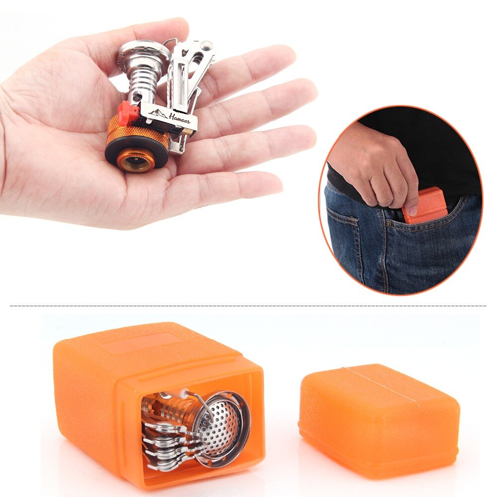 Outdoor Camping Stove Mini Stove Integrated with Electronic Fire Portable Picnic Stove