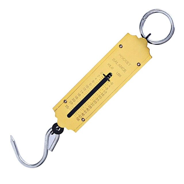 Weight Scale 50kg Hand-Held Spring Mechanical Scale Luggage Scale Portable Suitcase Hanging Accessories: 25kg