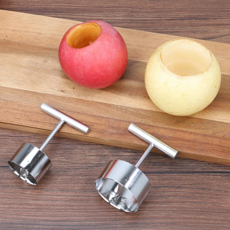 Cortador de núcleo de manzana de acero inoxidable afilado Separador de deshuesador de núcleo de fruta multifunción para accesorios de herramientas de cocina