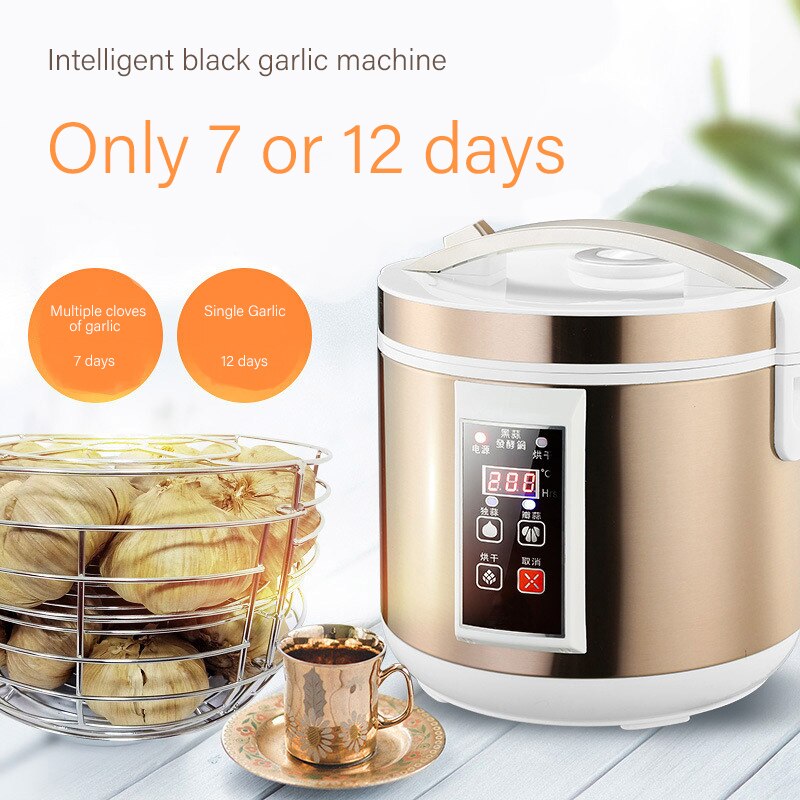 5L 6L Schwarz Knoblauch Maschine Gärung Topf Hausgemachte Schwarz Knoblauch Maschine 110V/220V Intelligente Automatische Gärung Maschine