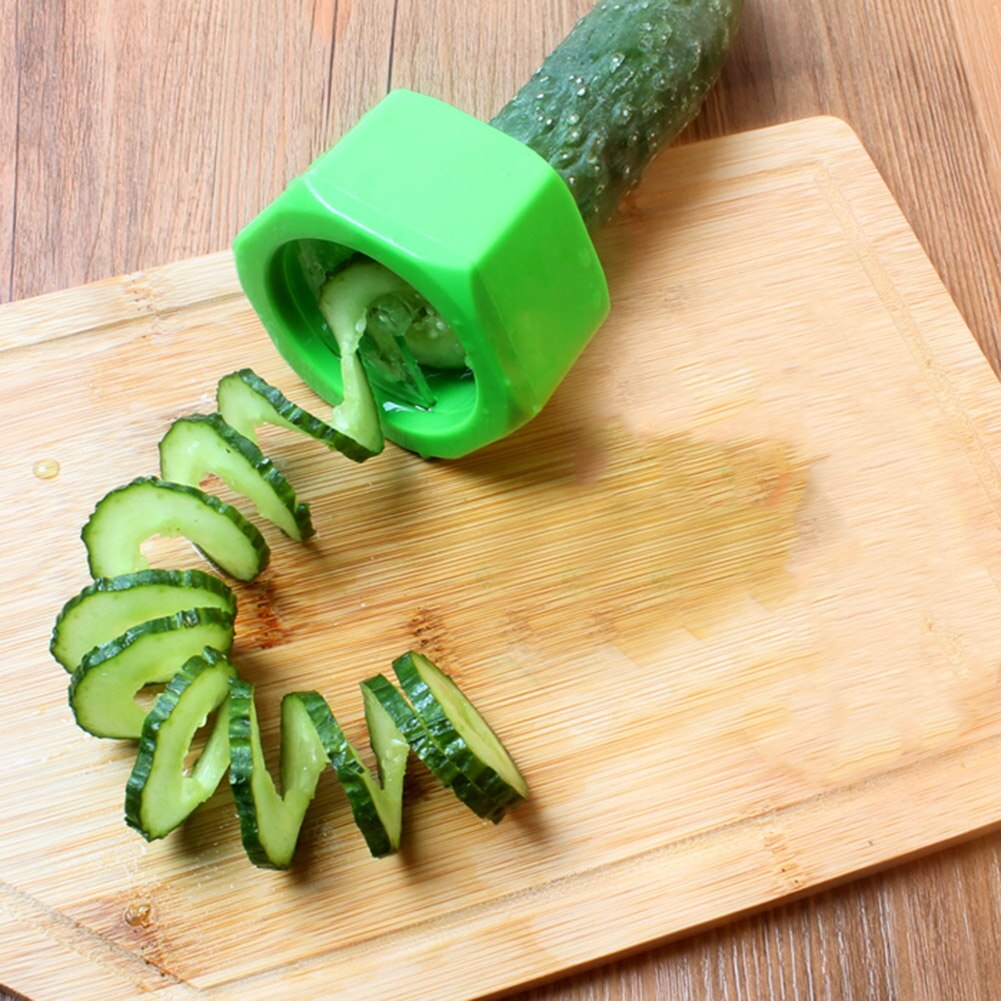 Komkommer Rasp Cutter Aardappel Wortel Spiraal Cutter Handheld Groente Fruit Slicer Blade Spiralizer Gadgets