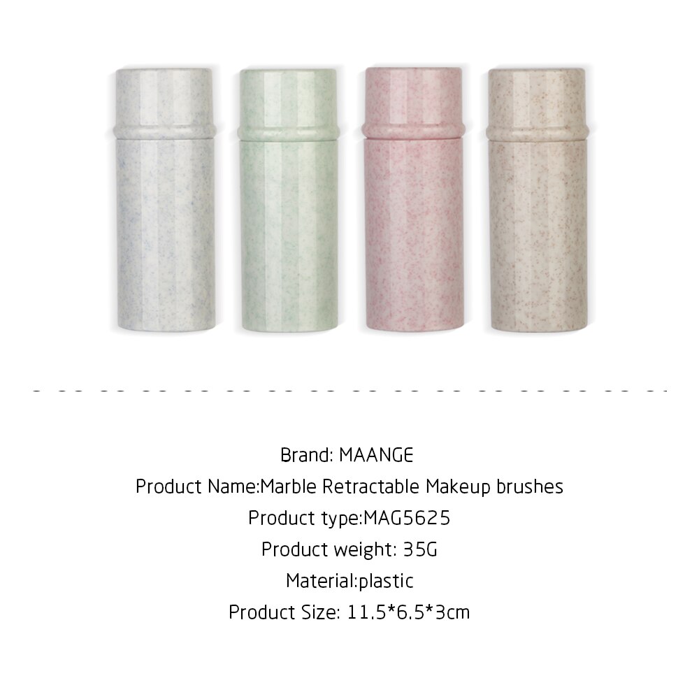 1PC Mini Versenkbare machen-hoch Pinsel mit Deckel Weiches Haar Stiftung Pulver erröten Pinsel Reisen Kosmetik Schönheit machen-hoch Werkzeuge 4 farben