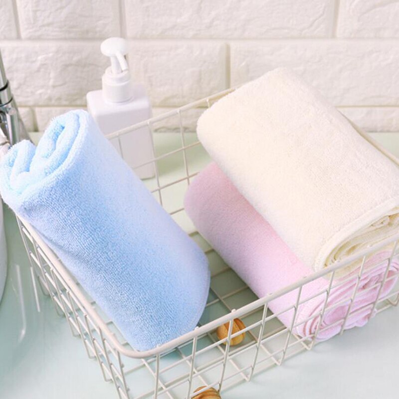 Absorbent Face Towel Thick Cotton Solid Bath Towel Quick Dry Soft Towel For Adults High