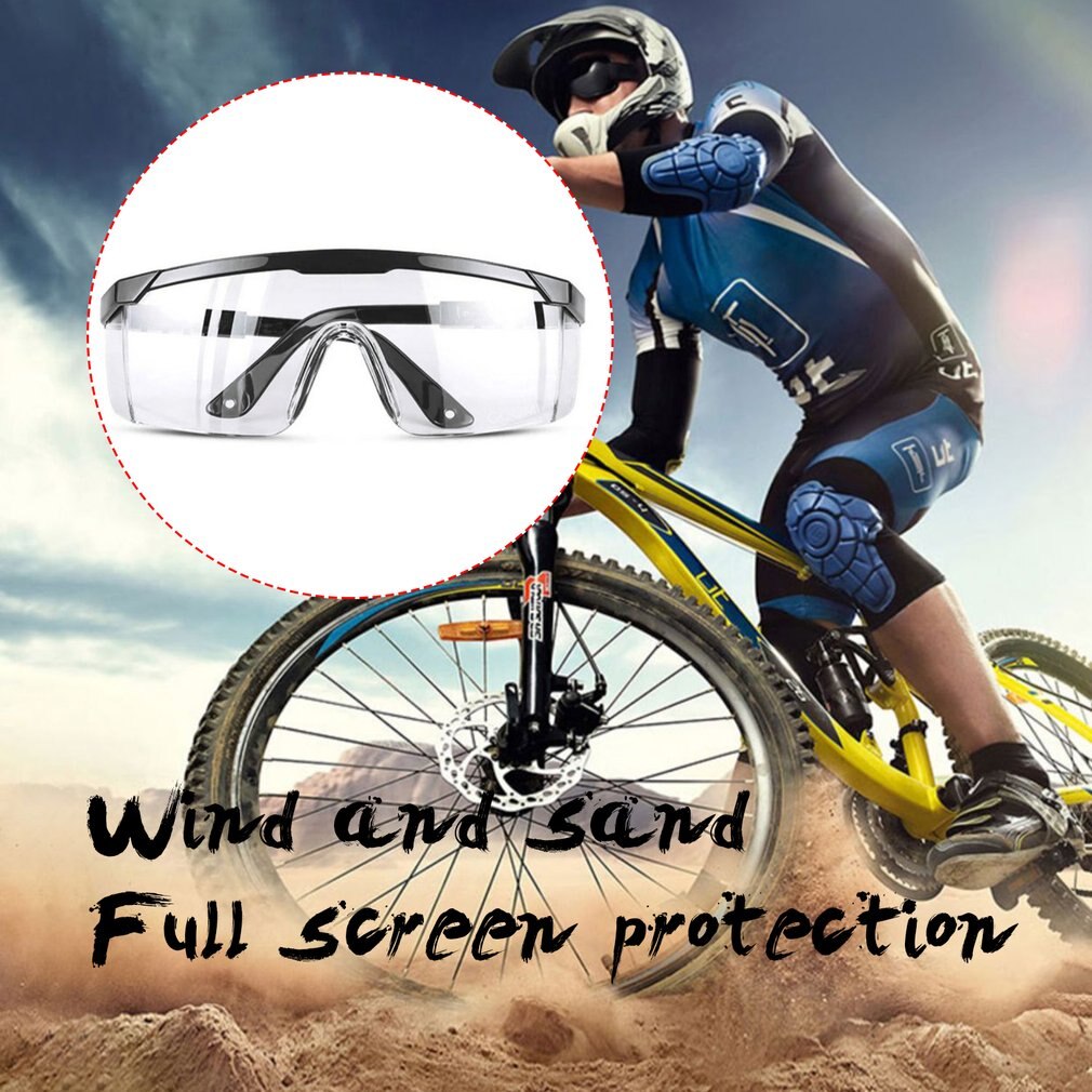 Protective Safety Glasses Work Anti Dust Eye Anti-Fog Antisand windproof Anti Dust Saliva Transparent Goggles Eye Protection