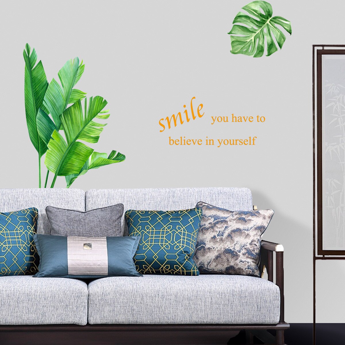 3d-green-leaf-weeds-wall-sticker-for-bedroom-livin-grandado
