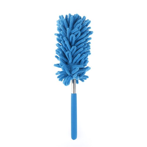 Elástica ajustable extender de microfibra polvo Shan de plumero para hogar cepillo para polvo Coche Oficina utensilios de limpieza de cocina: Teal