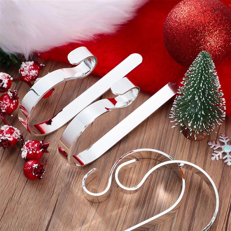 Metalen S-Vormige Haak Kerst Haken Legering Muur Hangers Opknoping Haak Decor Kerstboom Houder Voor Keuken Kamer