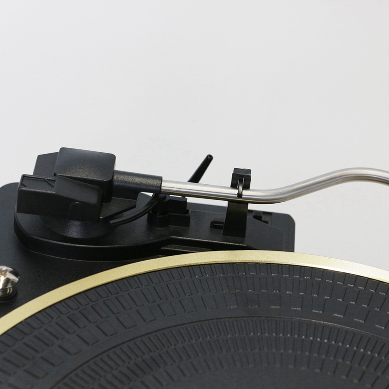 AAAE Top-28Cm Metal Turntable 33/45/78Rpm Automatic Curve Arm Return Record Player Turntable Gramophone for Lp Vinyl Record Play