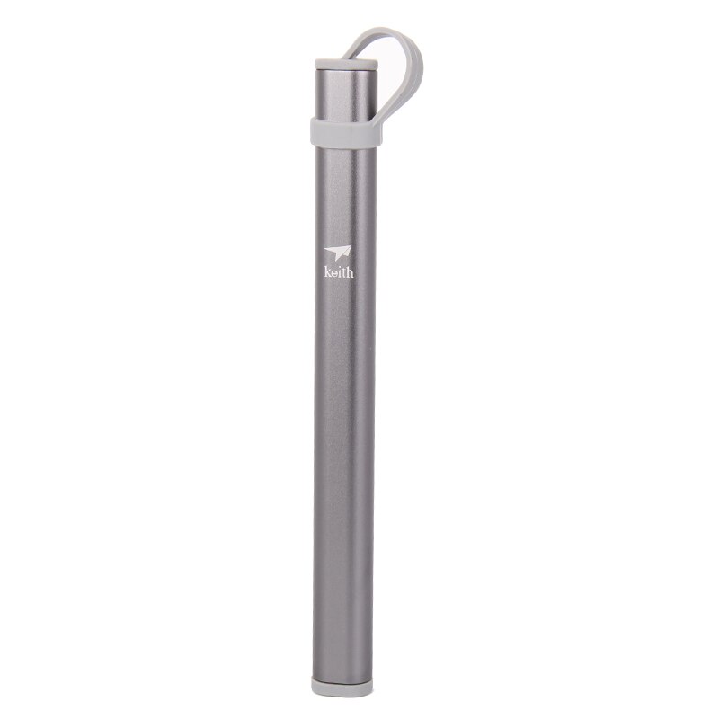 Keith Chopsticks Storage Tubes Aluminum Box Case For Titanium Chopsticks Storage Box Without Chopsticks 5 Colors Ti5800: Gray