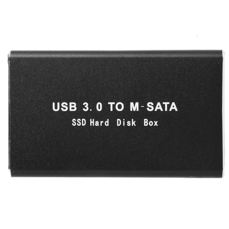 30*50mm mSATA To USB 3.0 SSD Enclosure External HD Hard Drive Disk Box Storage Case Adapter For KingSpec Kingdian mSATA SSD