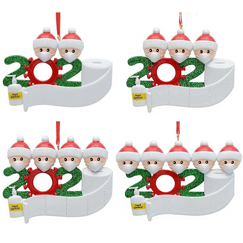 Mascarilla de muñeco de nieve colgante para árbol de Navidad, colgante DIY, nombre, palabras de bendición, adornos sueltos, decoración de muñeco de nieve de arcilla suave