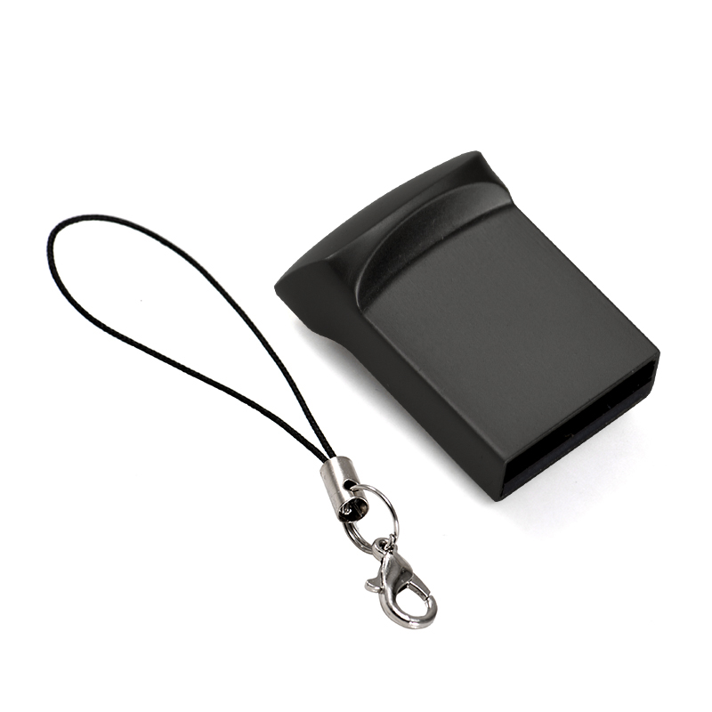 Mini Metal USB Flash Drives 128GB Business Memory Stick 64GB Black Pen Drive 32GB Silver Storage Devices 16GB: black / 16GB