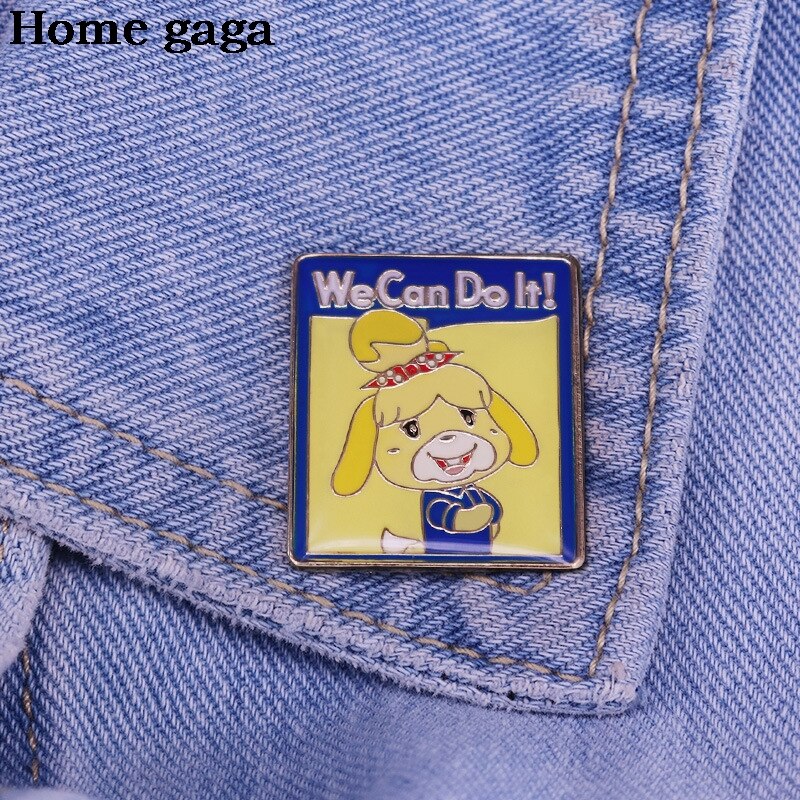 D3466 Homegaga Leuke Dier Emaille Pins Broches Bag Kleding Revers Pin Game Badge Sieraden Voor Vrouwen