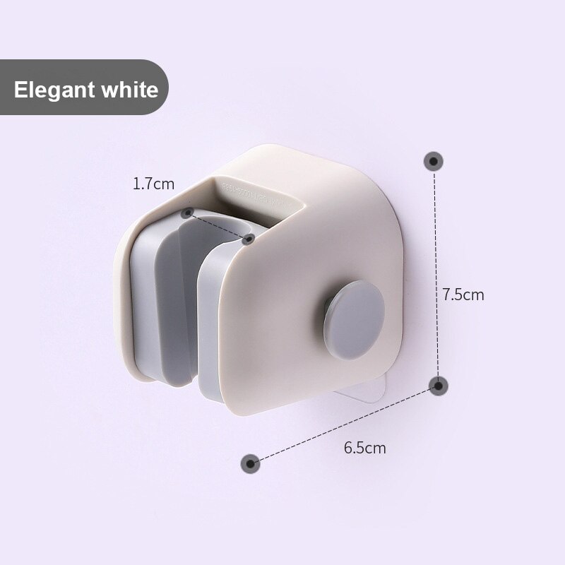 Shower Bracket Adjustable Shower Head Base Household Multi-colors No Punching Bathroom Shower Head Fixed Bracket Storage Bracket: 01