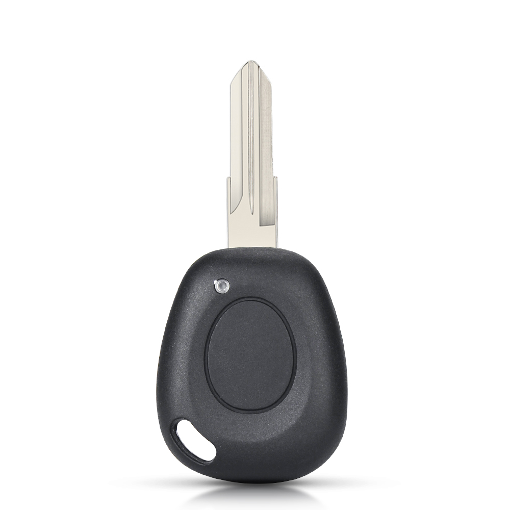 Keyyou novo 1 botão chave fob remoto escudo caso lâmina sem cortes para renault megane scenic laguna espace clio substituição capa: Branco / 5 botões