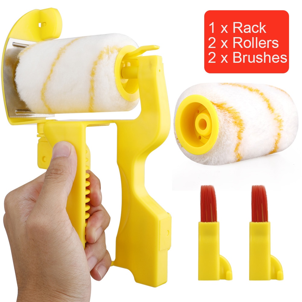 Handheld Rolle Malen Edger Pinsel einstellen Multifunktions Trimmen Rolle Pinsel Tragbare Hause Decken Pinsel Beschichtung Zubehör