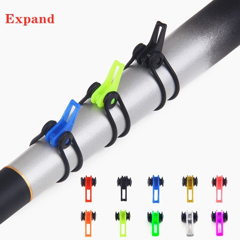 10Pcs/Bag Plastic Fishing Hook Secure Keeper Holder Jig Hooks Safe Keeping For Fishing Rod Tool Bait Casting Lure Accessories