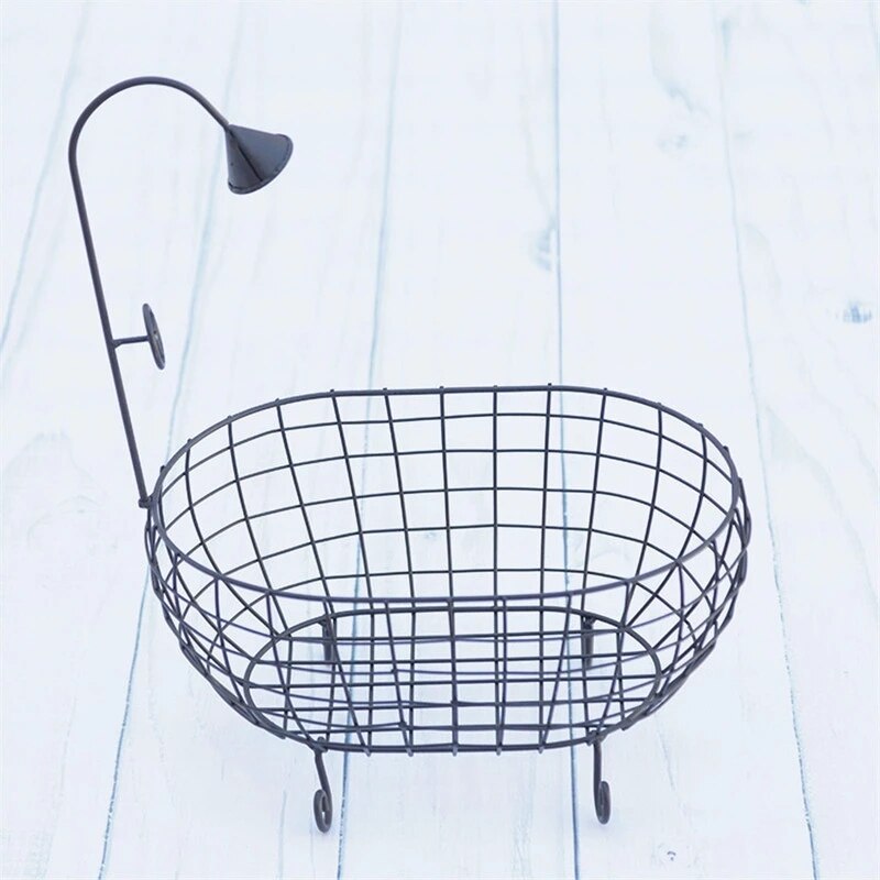 Baby Photography Auxiliary Frame Iron Basket Shower Bathtub Props Newborn Photography Prop Posing Studio Accessori Fotografi