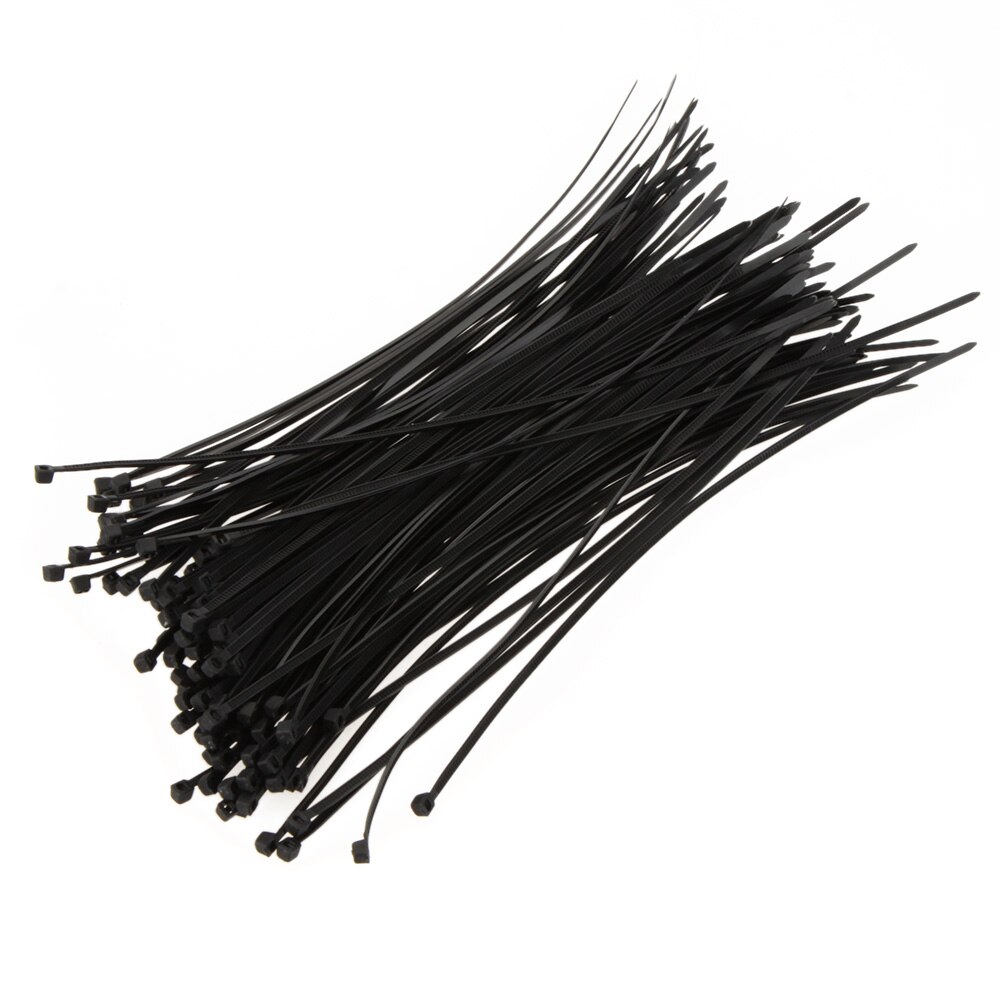 100Pcs 200mm Locking Plastic Nylon Cable Ties Zip ... – Grandado