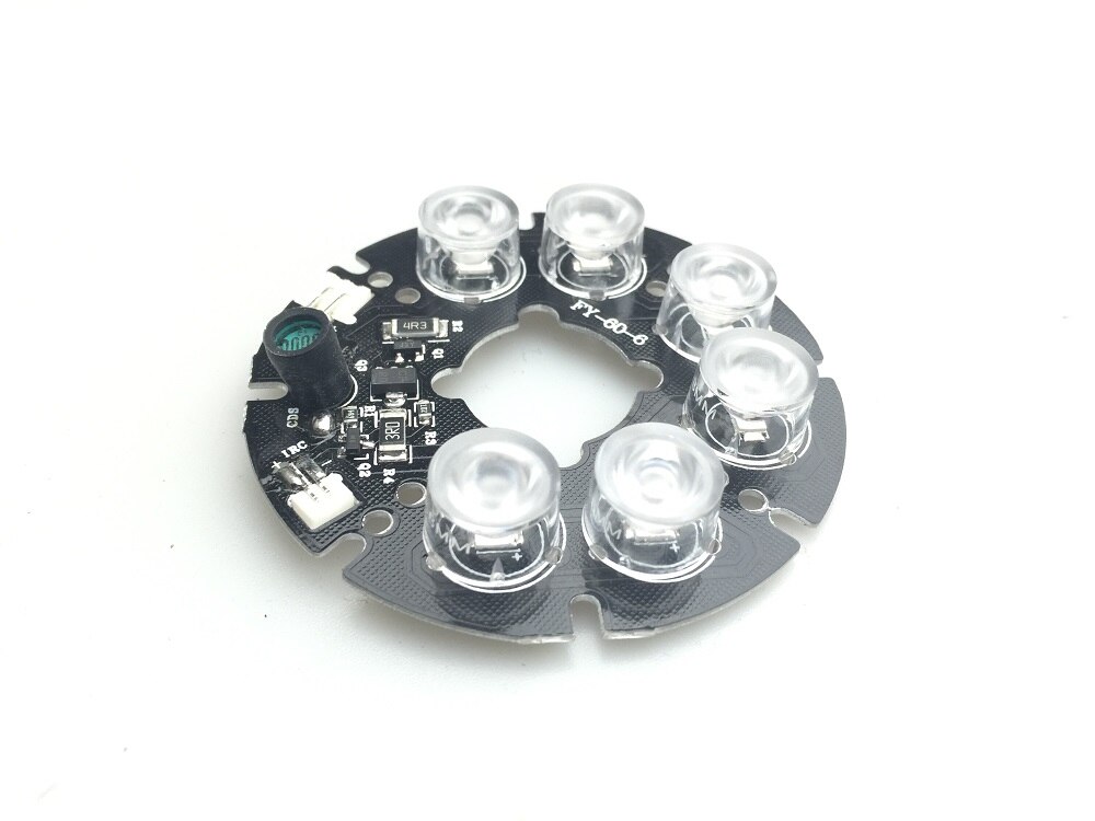 CCTV Nano-Infrared 6Array FY-60-6 IR LED Board For IR cameras Night Vision Outside Diameter 60mm Inside Diameter 17mm