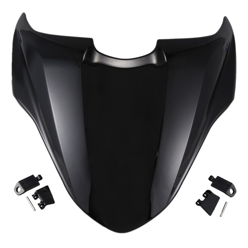 Motorcycle Rear Passenger Pillion Seat Cover Hard Seat Cowl Hump for Ducati Monster 821: Black