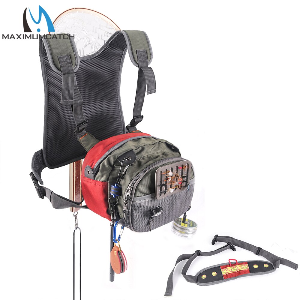 Maximumcatch KAH Light Weight Adjustable Fly Fishing Chest Pack Outdoor Multifunction Fishing Bag