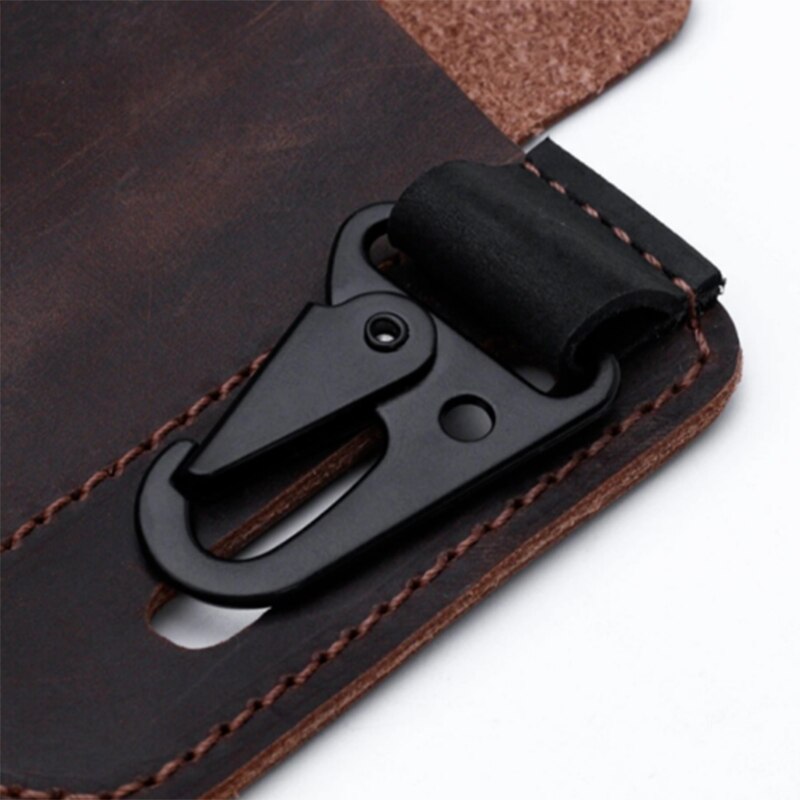 Multitool Leather Sheath Pocket Organizer Storage Belt Waist Bag for Camping SWD889