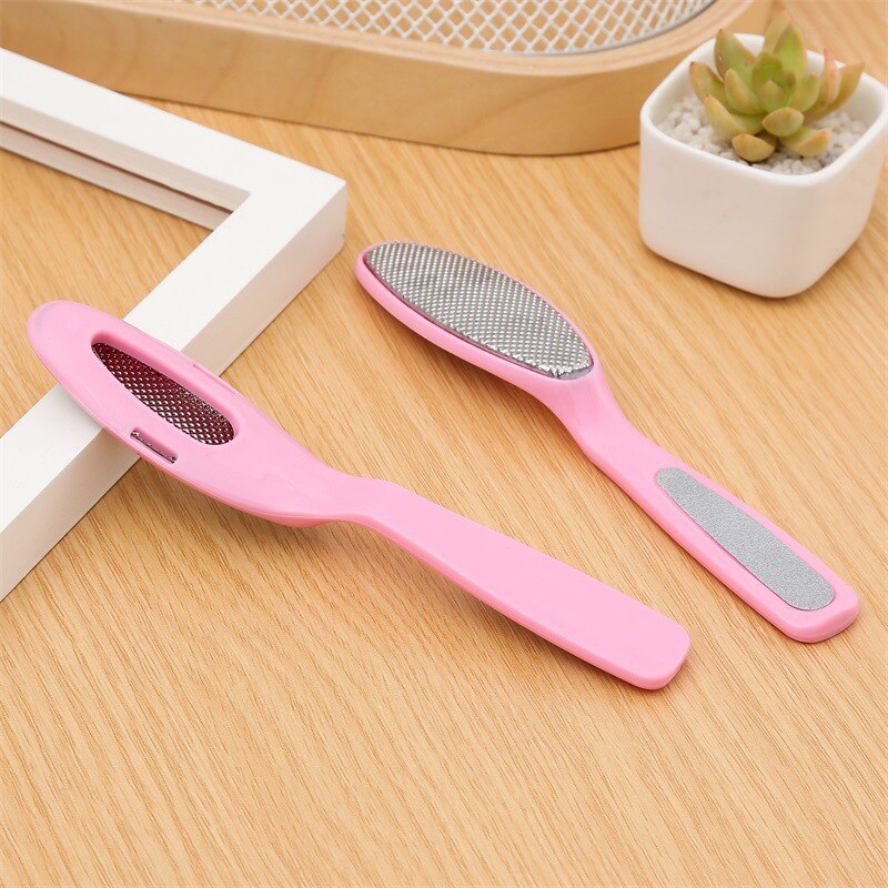 1pcs Slijpen Exfoliërende Bad Borstel Gereedschap Schoonheid Hak-zijdige Voeten Pedicure Eelt Verwijderen Hand Voet Bestand Voor Hakken voetverzorging