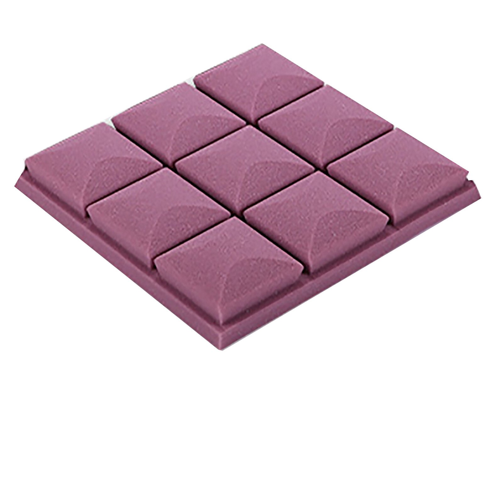 Panneau d'isolation acoustique en coton épais pour chambre d'enfants, mousse acoustique, Stop-Absorption, mousse insonorisante pour Studio KTV: Purple 