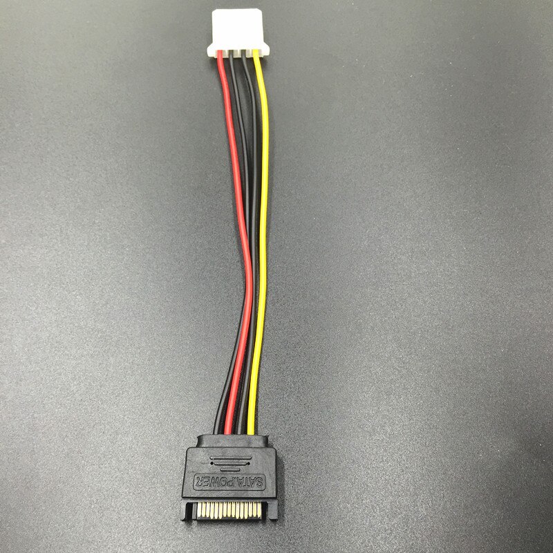 SATA To IDE 15pin Male To 4pin Bus SATA Female Cable D Port Line Power Distributor Extension Cable Connector Computer