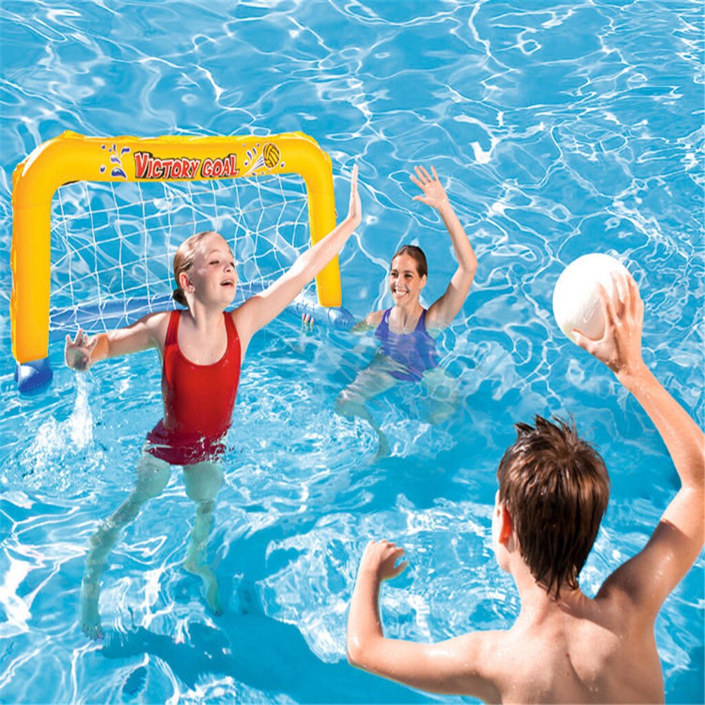 Outdoor Water Speelgoed Drijvende Zwembad Water Handbal Doel Netto-Zwembad Speelgoed Voor Zomer Zwemmen Water Sport Spel Y511