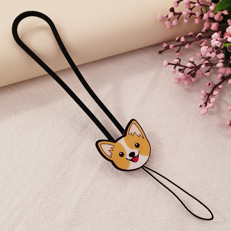 for iphone redmi xiaomi Samsung Camera Holders Keys Lanyard Short Flat Husky Silicone Lanyard Short Phone Lanyard Wrist Strap: 01