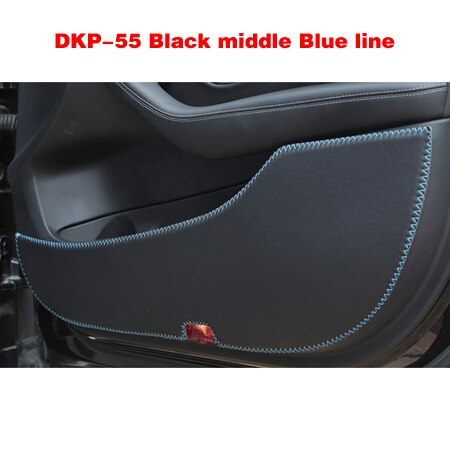 CMC Brilliance V3 V5 V6 V7 H3 H220 H230 H230EV H320 H330 H530 Karry K50 K60 Leather car door Anti-Kick pad mats protector: Green