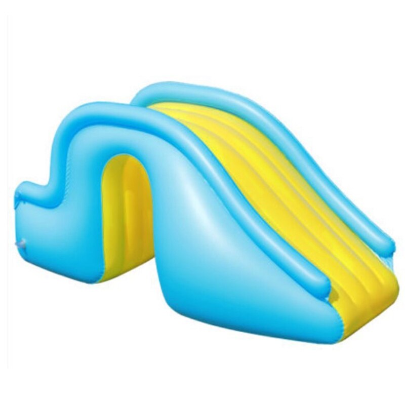 54DF Inflatable Water Slide Wider Steps Swimming Pool Supplies Kids Children Bouncer Castle Summer Amusement Water Play Toys