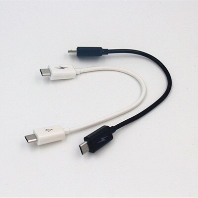 Micro USB Type B Male To Micro B Male 5 Pin Converter OTG Adapter Lead Data Cable 17cm