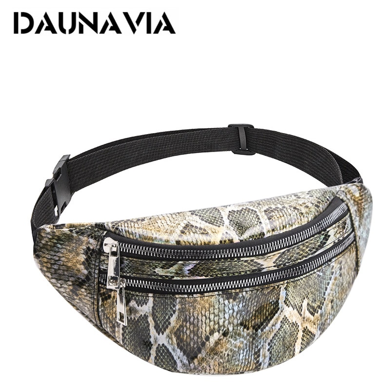 Daunavia Taille Tas Vrouwen Mode Serpentine Riem Borst Zak Dames Reizen Fanny Pack Vrouwelijke Riem Portemonnee Voor vrouwen