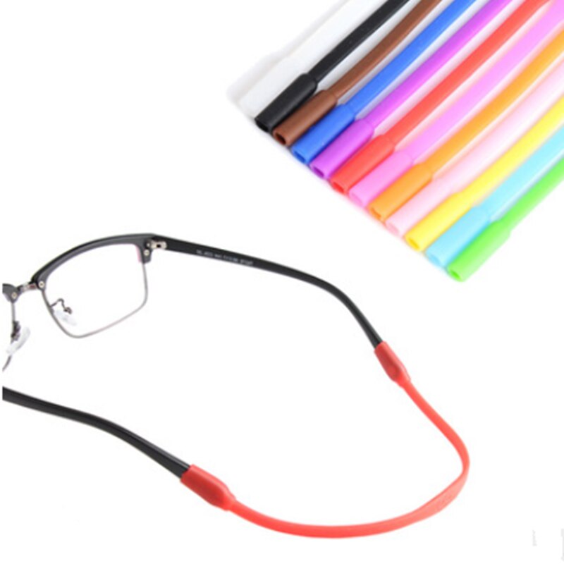 1 Pc Verstelbare Kleur Elastische Siliconen Brillen Bandjes Zonnebril Keten Sport Anti-Slip String Bril Touwen Band Cord Holder