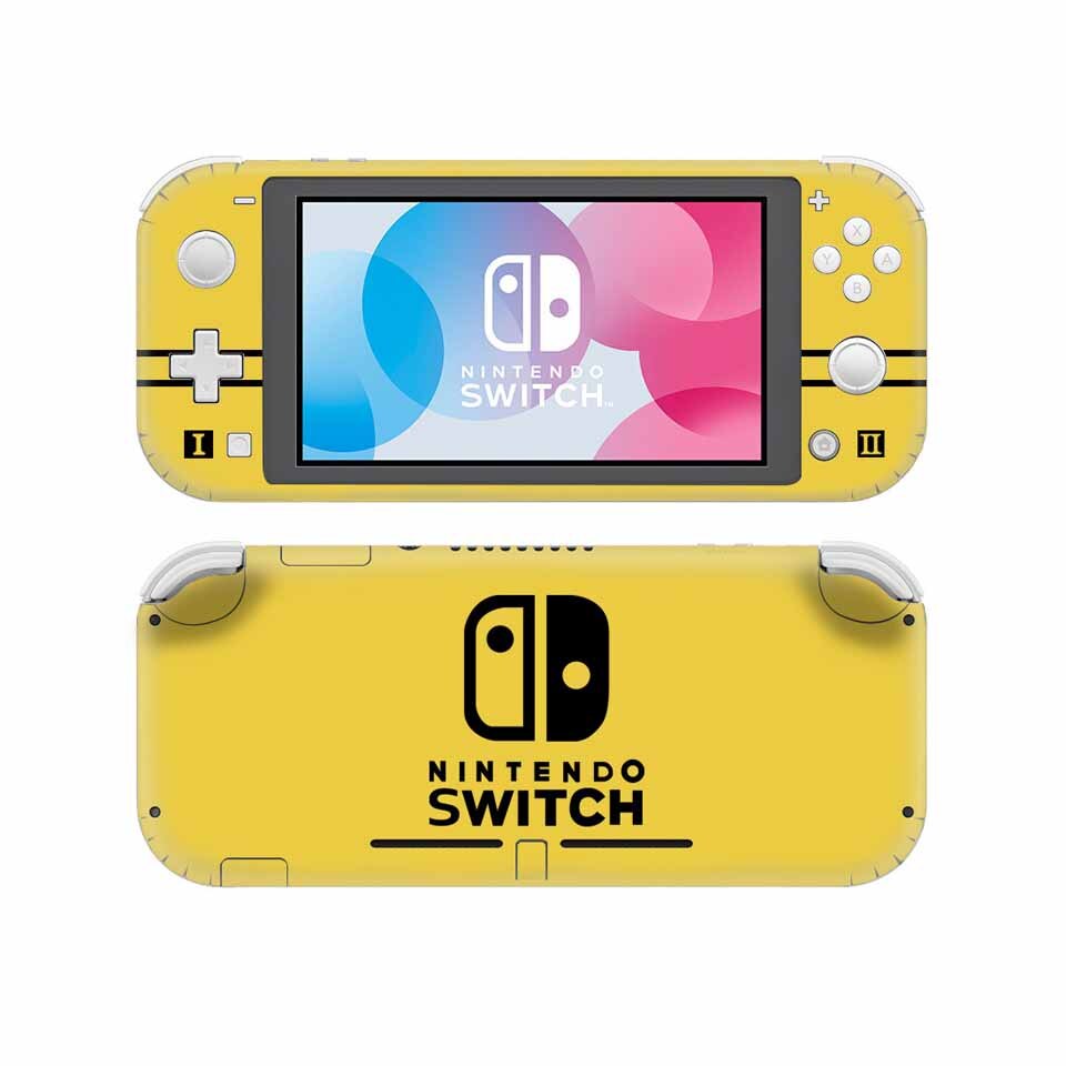 Etiqueta engomada de la piel de Nintend Switch Lite, calcomanías de vinilo juego de carcasas para Nintendo Switch Mini Console y etiqueta del controlador para Switch Lite