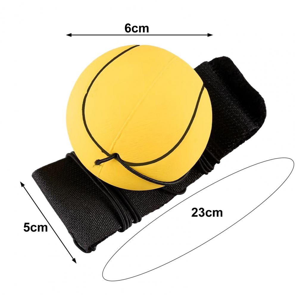 Handgelenk-Rücklaufball, Gummi-Sportball mit Handschlaufe, Rebound, Hüpfball, Spielzeug, Basketball, Baseball, Fußbälle, Armband-Spielzeug