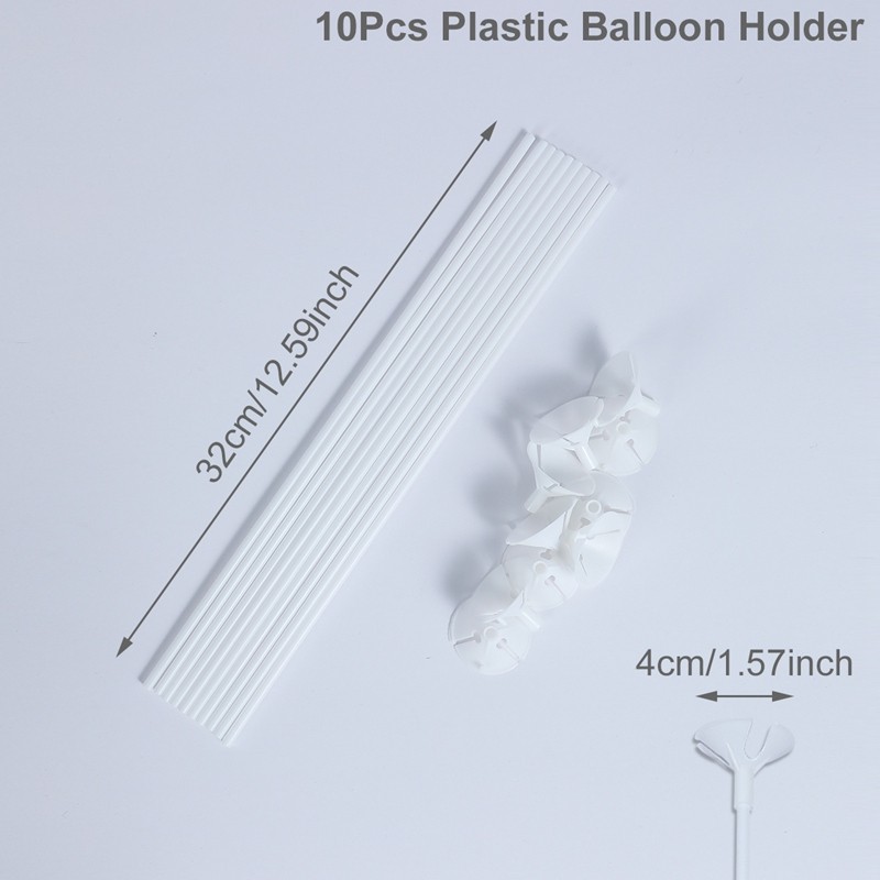 Supporto per palloncini di compleanno Supporto per palloncini Supporto per palloncini Tubi per bastoncini per palloncini Decorazione per feste di compleanno per matrimoni bambino doccia per bambini