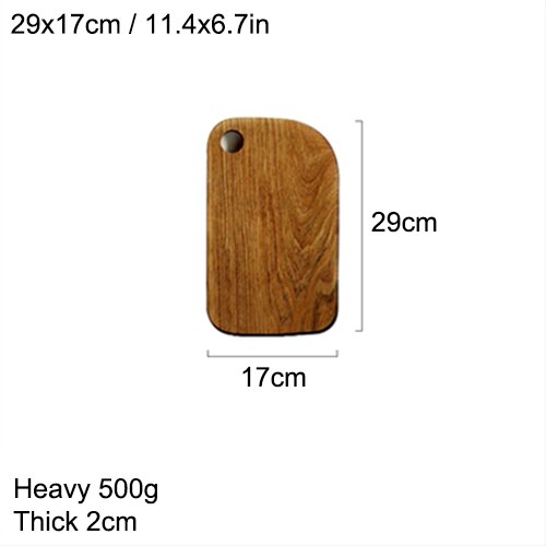 Cutting Board, Serving Board with Handles, Charcuterie Platter for Kitchen,Wood Rectangle Board for Pizza,Bread,Vegetables,Fruit: 29x17cm