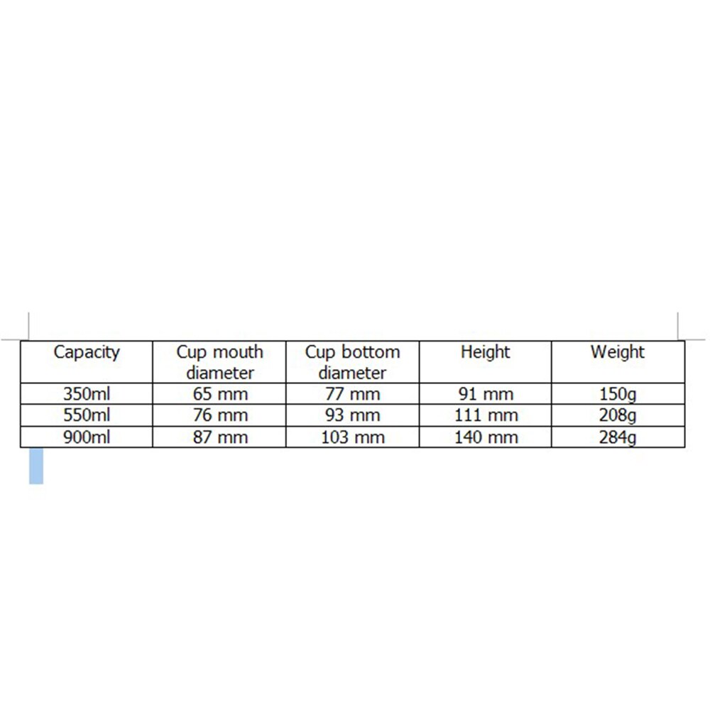 1 pcs 304 stainless steel measuring cup With scale 350/550/900ml Narrow mouth measuring cup